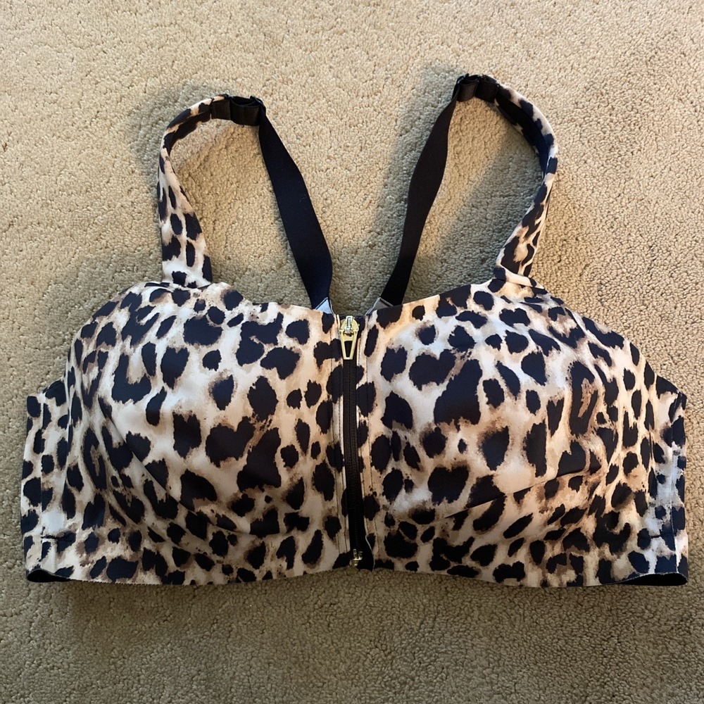 VICTORIA'S SECRET KNOCKOUT ULTRA MAX SPORTS BRA LEOPARD PRINT SIZE 38D